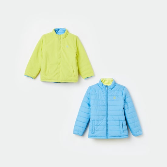 UNITED COLORS OF BENETTON Boys Quilted Reversible Jacket