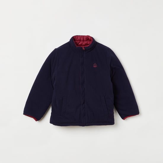 UNITED COLORS OF BENETTON Boys Quilted Reversible Jacket