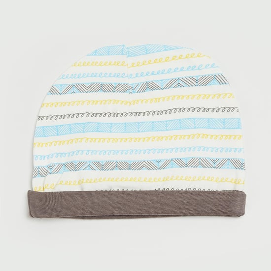FS MINI KLUB Boys Printed Beanie - Set of 2