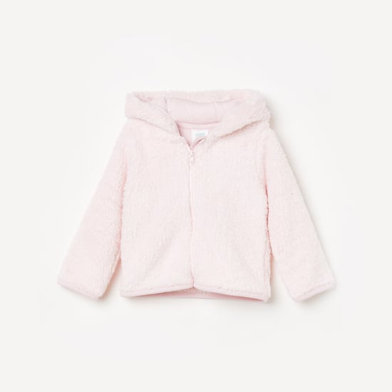 FS MINI KLUB Girls Fuzzy Hooded Jacket
