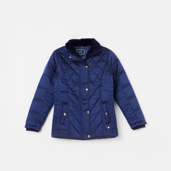 MONTE CARLO Girls Solid Quilted Jacket