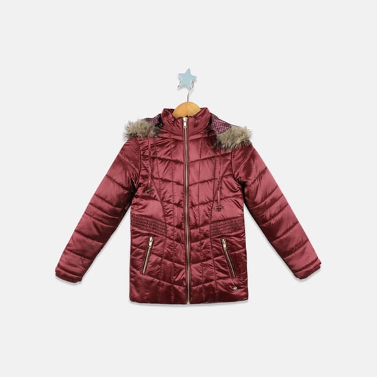 MONTE CARLO Girls Solid Quilted Jacket