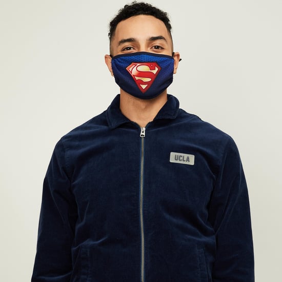 FREE AUTHORITY Men Printed Face Mask with Adjustable Ear Loops