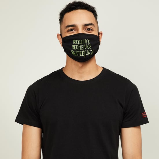 FREE AUTHORITY Men Printed Face Mask with Adjustable Ear Loops