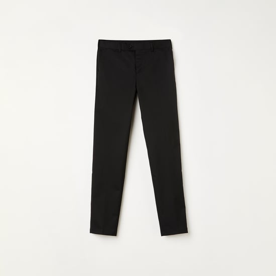FAME FOREVER YOUNG Boys Solid Slim Fit Trousers