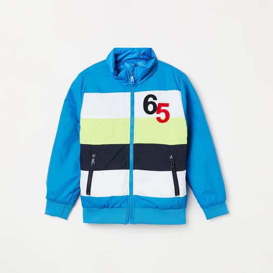 UNITED COLORS OF BENETTON Boys Colourblock Casual Jacket