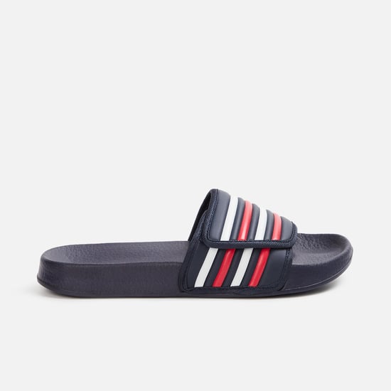 FAME FOREVER Boys Striped Sliders
