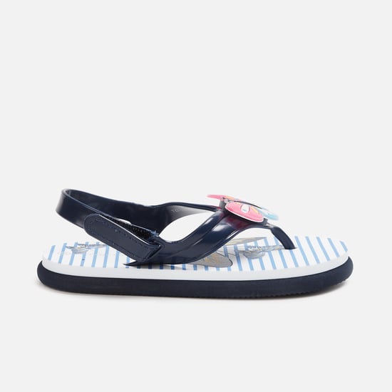 FAME FOREVER Girls Printed V-strap Slippers