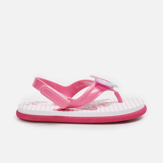 FAME FOREVER Girls Printed V-strap Slippers