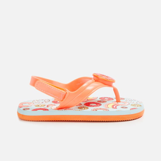FAME FOREVER Girls Printed V-strap Slippers