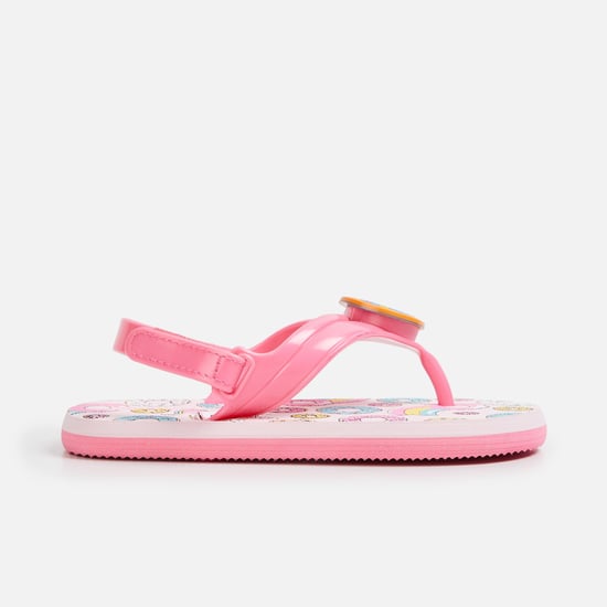 FAME FOREVER Girls Printed V-strap Slippers