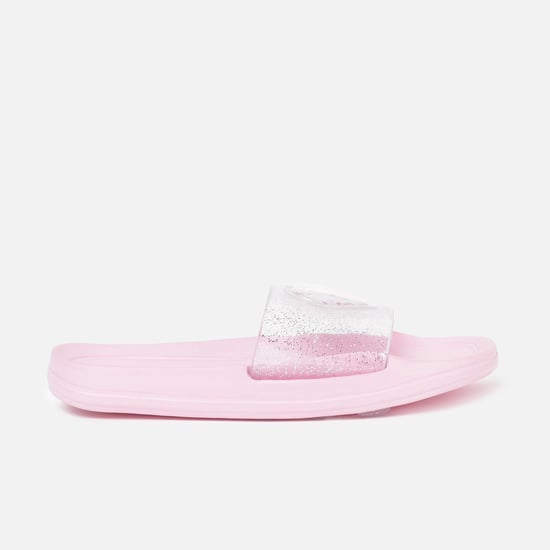 FAME FOREVER Girls Appliqued Sliders