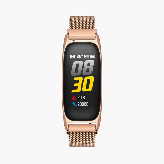 TIMEX Unisex Rose-Gold Fitness Band TWTXB100T