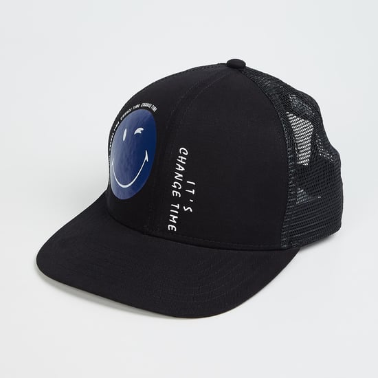 SMILEYWORLD Men Printed Cap