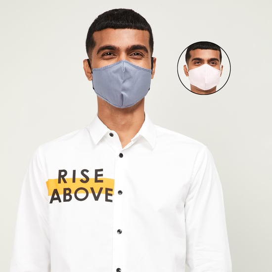CODE Men Heiq Viroblock Anti-Viral Face Mask - Set of 2