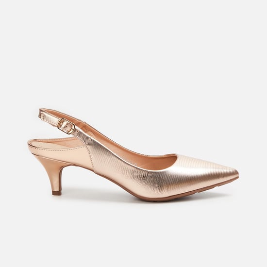CODE Women Solid Slingback Heels