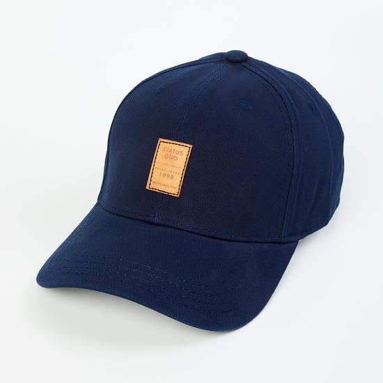 STATUS QUO Men Applique Detailed Cap