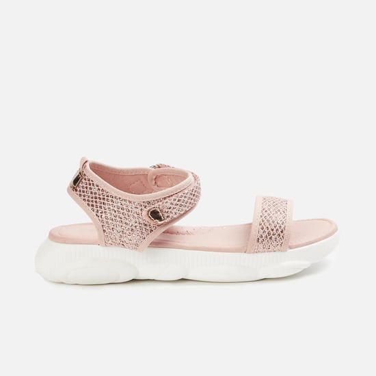 FAME FOREVER Girls Textured Sandals