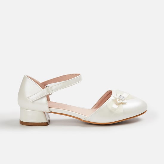 FAME FOREVER Girls Bow Detailed Mary Janes