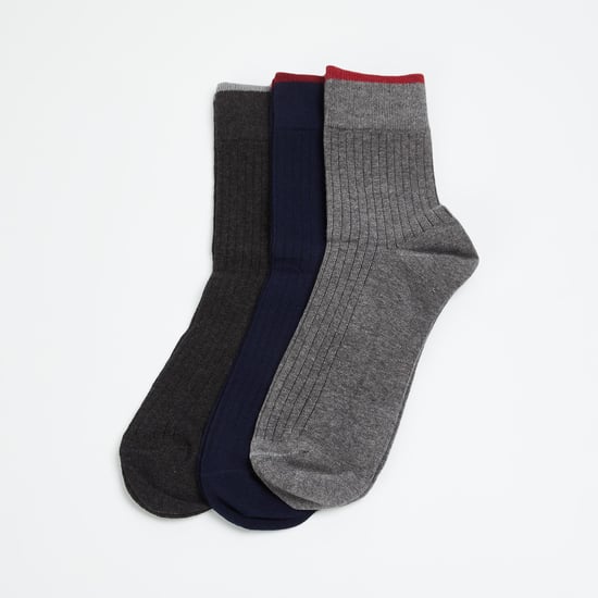 CODE Men Striped Socks- Pack of 3