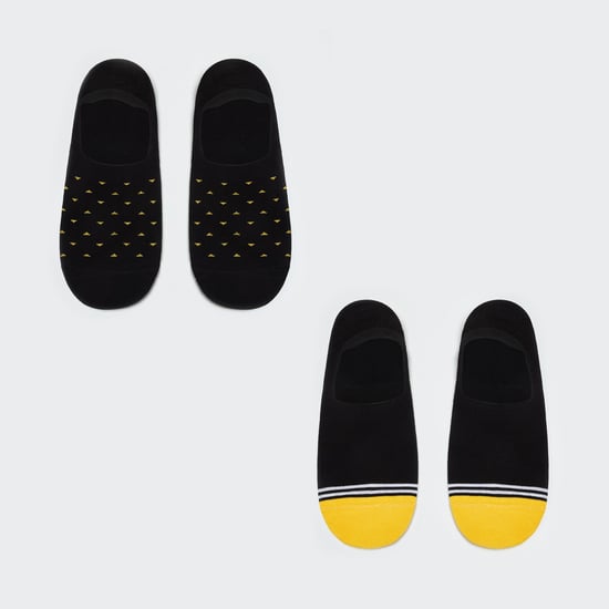 CODE Men Jacquard Footlet- Pack of 2