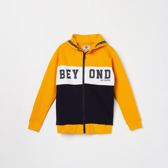 LEE COOPER JUNIORS Boys Printed Hooded Sweatshirt