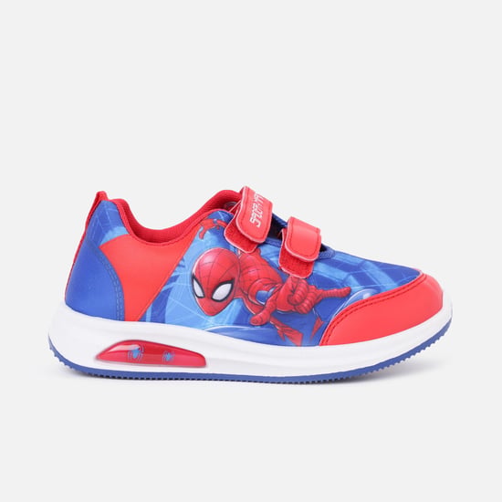 FAME FOREVER Boys Spiderman Print Velcro Closure Shoes
