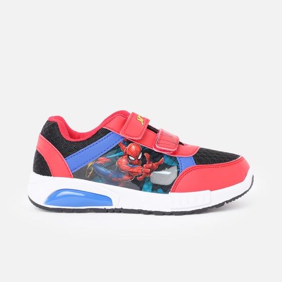FAME FOREVER Boys Spiderman Print Velcro Strap Shoes