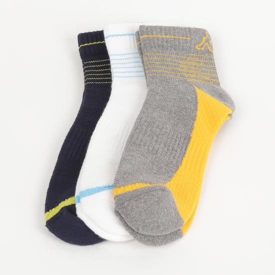 KAPPA Men Colorblocked Socks - Pack of 3