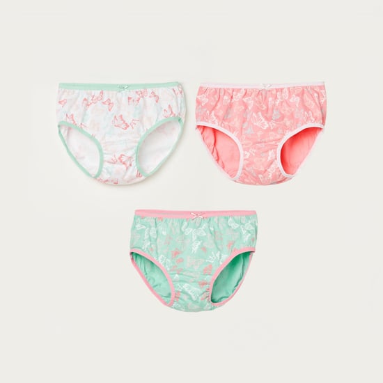 FAME FOREVER Girls Printed Hipster Panties - Pack of 3
