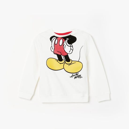JUNIORS Boys Printed Full Sleeves Sweatshirt