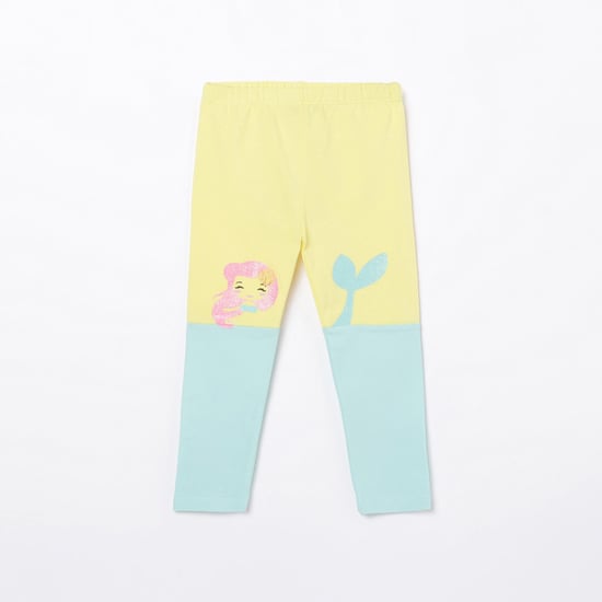 JUNIORS Girls Printed Elasticated Leggings