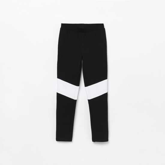 FAME FOREVER YOUNG Girls Colourblocked Elasticated Treggings