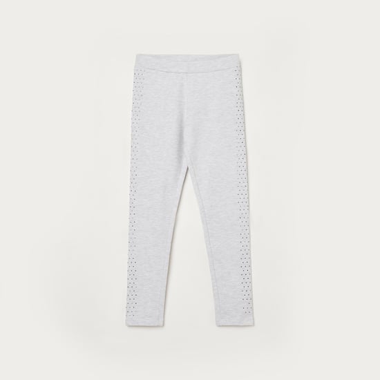 FAME FOREVER KIDS Girls Embellished Elasticated Leggings