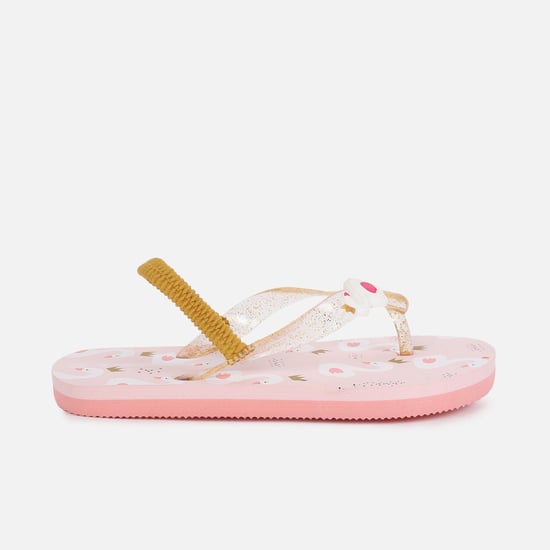 FAME FOREVER Girls Printed Flip Flops