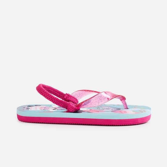 FAME FOREVER Girls Printed Sling Back Slippers