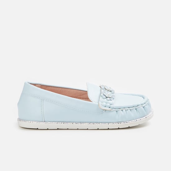 FAME FOREVER Girls Embellished Loafers