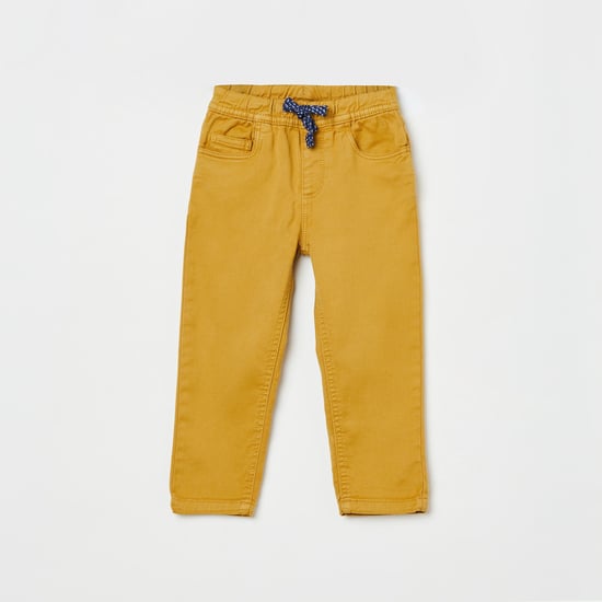 JUNIORS Boys Solid Elasticated Trousers