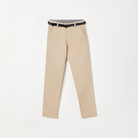BOSSINI Girls Solid Casual Trousers
