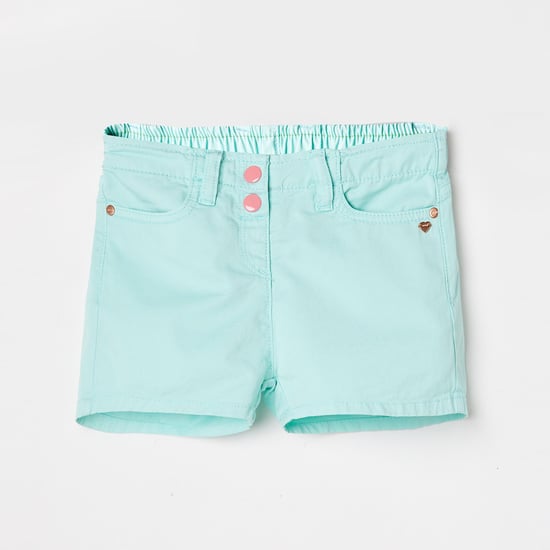 BOSSINI Girls Solid Elasticated Shorts
