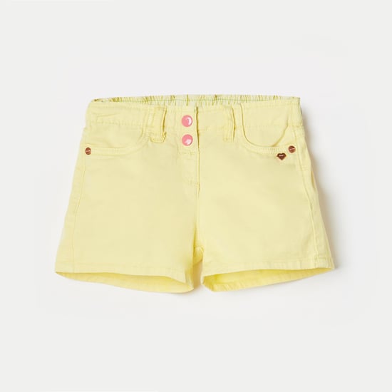 BOSSINI Girls Solid Elasticated Shorts