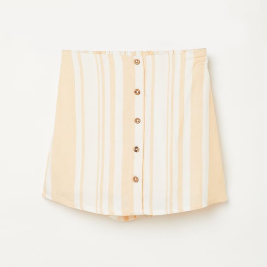 BOSSINI Girls Striped Elasticated Shorts