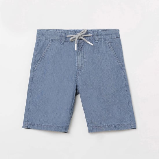 BOSSINI Girls Striped Woven Shorts