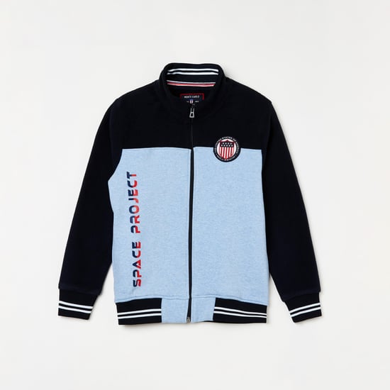 MONTE CARLO Boys Printed Full Sleeves Sweatshirt