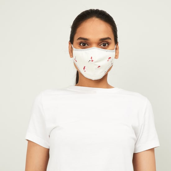 ALLEN SOLLY Women Printed Face Mask