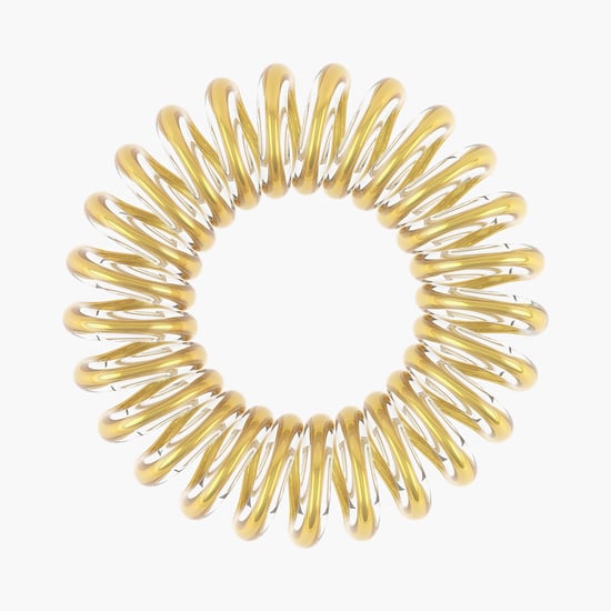 INVISIBOBBLE Women Solid Coiled Hair Ring- Pack of 3