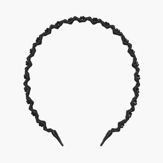 INVISIBOBBLE Hairhalo True Black Sparkle Adjustable Hair Band
