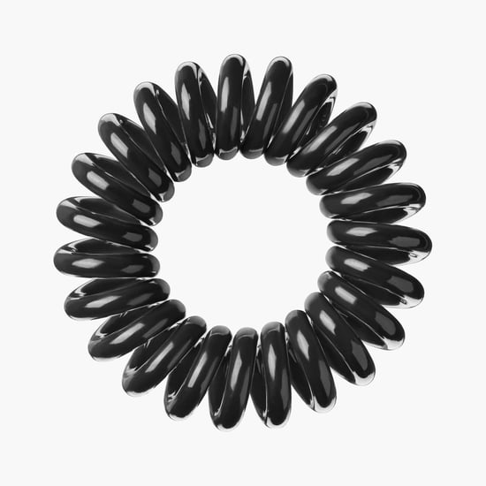 INVISIBOBBLE Women Solid True Black Coiled Hair Ring- Pack of 3