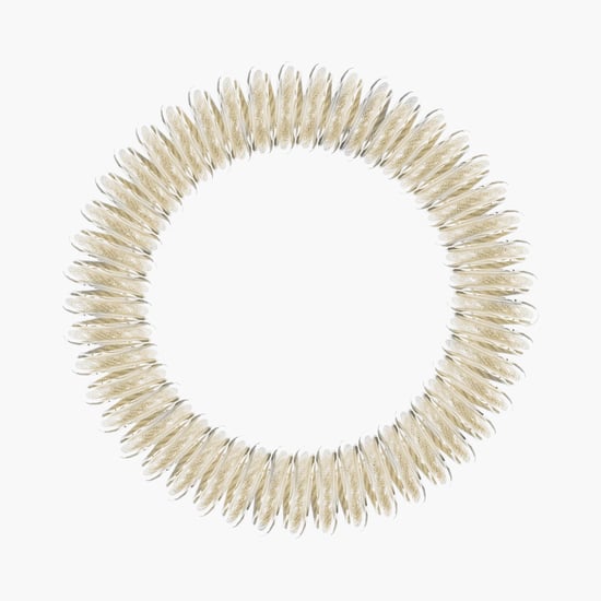 INVISIBOBBLE Women Solid Stay Gold Slim Coiled Hair Ring- Pack of 3