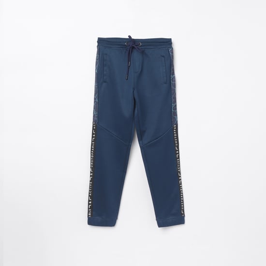 FAME ACTIVE Boys Placement Printed Slim Fit Joggers